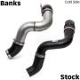 Banks Power 26006 19-21 Ram 2500/3500 6.7L Cummins Boost Tube Upgrade Kit - Red Raw Finish