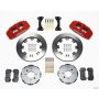Wilwood 140-10735-R Dynapro 6 Front Hat Kit 12.19in Red 94-01 Honda/Acura w/262mm Disc
