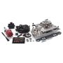 Edelbrock 35760 Pro Flo 4 Fuel Injection Kit Seq Port SBC 1986&Earlier 550 Max HP 29 LbHr Injectors Satin