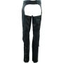 Kuryakyn 094425 Leather By River Road Plains Leather Chaps Black Womens - Small