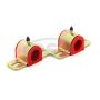 Prothane 00-09 Honda S2000 Rear Sway Bar Bushings - 27mm - Red