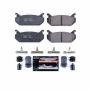 PowerStop Z23-584 PowerStop - Z23 Daily Driver Carbon-Fiber Ceramic Brake Pads with Hardware Kit