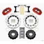 Wilwood 140-11964-DR Narrow Superlite 6R Front Hat Kit 14.00in Drill Red 93-96 Mazda RX7