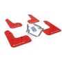 Rally Armor MF51-UR-RD/WH 17-21 Honda Civic Sport/Sport Touring Red UR Mud Flap w/White Logo