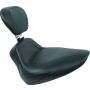Mustang Motorcycle 79491 Mustang 00-15 Harley Softail Standard Rear Tire Sport Touring Solo Seat w/Driver Backrest - Black