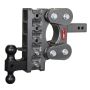 GEN-Y Hitch GH-1225 Gen-Y The Boss Torsion-Flex 2in Shank 7.5in Drop 16K Hitch w/GH-051 Dual-Ball/GH-032 Pintle Lock