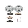 PowerStop KOE5153 OE Stock Replacement Low-Dust Ceramic Brake Pad and Rotor Kit