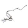 AWE Tuning 3015-32092 Ford Focus ST Touring Edition Cat-back Exhaust - Non-Resonated - Chrome Silver Tips