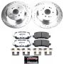PowerStop K7901-26 Z26 Street Performance Ceramic Brake Pad and Drilled & Slotted Rotor Kit