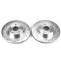 PowerStop JBR730XPR PowerStop Evolution Performance Drilled, Slotted & Plated Brake Rotor Pair