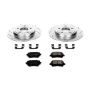 PowerStop K4624 Z23 Daily Driver Carbon-Fiber Ceramic Brake Pad and Drilled & Slotted Rotor Kit