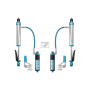 King Shocks 25001-397A 2022+ Toyota Tundra Rear 2.5 Dia Remote Reservoir Coilover & Adjuster (Pair)