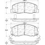 Stoptech 308.05270 Street Brake Pads - Rear