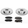 PowerStop K690 Z23 Daily Driver Carbon-Fiber Ceramic Brake Pad and Drilled & Slotted Rotor Kit