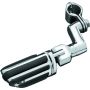 Kuryakyn 4436 Pilot Pegs With Offset Mounts 1-1/4inch  Clamps Chrome
