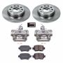 PowerStop KCOE7053 OE Stock Replacement Low-Dust Ceramic Brake Pad, Rotor and Caliper Kit