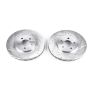PowerStop AR8342XPR PowerStop Evolution Performance Drilled, Slotted & Plated Brake Rotor Pair