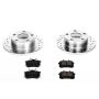 PowerStop K849 Z23 Daily Driver Carbon-Fiber Ceramic Brake Pad and Drilled & Slotted Rotor Kit