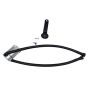 J&L 20-21 Chevy Silverado/GMC Sierra 2500/3500 6.6L Drivers Side Oil Separator 3.0 - Clear Anodized