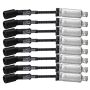 Moroso 73703 GM LS Ignition Wire Set - Ultra 40 - Unsleeved - Coil-On - 8in Wire - Black
