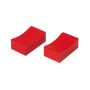 Prothane Universal Jack/Stand Pads (Fits 2.5 x 4.5 Head) - Red