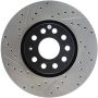 Stoptech 127.33098R Slotted & Drilled Sport Brake Rotor