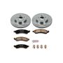 PowerStop KOE4913 OE Stock Replacement Low-Dust Ceramic Brake Pad and Rotor Kit