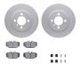 Dynamic Friction 4512-31143 Rotor Kit