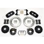 Wilwood 140-10952 AERO4 Rear P-Brake Kit 14.00in Ford 8.8 w/2.5in Offset-5 Lug