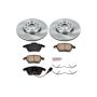 PowerStop KOE4623 OE Stock Replacement Low-Dust Ceramic Brake Pad and Rotor Kit