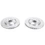 PowerStop AR83081XPR PowerStop Evolution Performance Drilled, Slotted & Plated Brake Rotor Pair