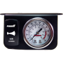 Kleinn Air Horns 1303W Kleinn Panel Mounted 160 PSI Gauge w/ an Illuminated WHITE Momentary Rocker Switch