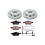 PowerStop KOE5724 OE Stock Replacement Low-Dust Ceramic Brake Pad and Rotor Kit