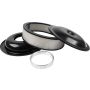 ALLSTAR PERFORMANCE ALL25915 LW 14in A/C Kit Black 4in Paper Element