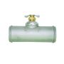 Moroso 63731 Radiator Hose Bleed/Drain - 3/8in Petcock - 1-1/2in to 1-1/2in Hose - Cast Aluminum