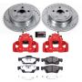 PowerStop KC5950-36 Z36 Truck and SUV Ceramic Brake Pad, Drilled & Slotted Rotor, and Caliper Kit