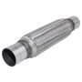 FORTLUFT 4401083 Exhaust Flex Connector with Extension Pipes 2.00''x10.00''x14.00'' Stainless Steel