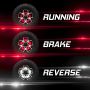 XKGLOW XK041019B XK Glow Bronco 5th Wheel Light w/ Brake, Running, Reverse and Turn Signal Lights