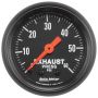 Autometer Z Series 52mm 0-60 PSI Mechanical Exhaust Gas Pressure Gauge