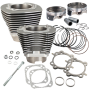 S&S Cycle 910-0474 07-17 BT 117in Big Bore Cylinder Kit - Stone Gray