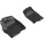 3D MAXpider 2019-2020 GMC/Chevrolet Sierra 1500/Silverado 1500 Kagu 1st Row Floormat - Black