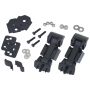 Kentrol 07-18 Jeep Wrangler JK Hood Catch Pair- Textured Black
