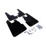 Rally Armor MF28-UR-BLK/GRY Black Mud Flap/Grey Logo
