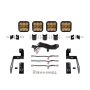 Diode Dynamics DD7230 Jeep JK SS5 4-Pod CrossLink Grille Lightbar Kit Sport - Yellow Combo