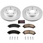 PowerStop CRK2004 Genuine Geomet Coated Rotor and Low-Dust Ceramic Brake Pad Kit