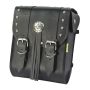 Willie & Max 58480-00 Universal American Classic Sissy Bar Bag (8 in L x 10 in W x 4.5 in H) - Black