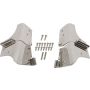 Kentrol 97-06 Jeep Wrangler TJ Windshield Hinge Pair - Polished Silver
