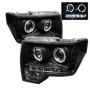 SPYDER 5010230 Projector Headlights - LED Halo - Black