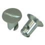 Moroso 71291 Quick Fastener - Flush Head - 5/16in x .400in - Steel - 10 Pack
