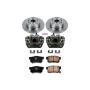 PowerStop KCOE2434 OE Stock Replacement Low-Dust Ceramic Brake Pad, Rotor and Caliper Kit